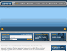Tablet Screenshot of cebeco.com.au